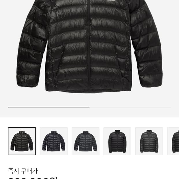 노스페이스 경량패딩 (마티어 RDS)