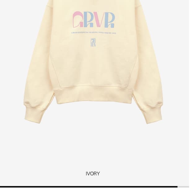 그로브 GROVE MTM  맨투맨 아이보리