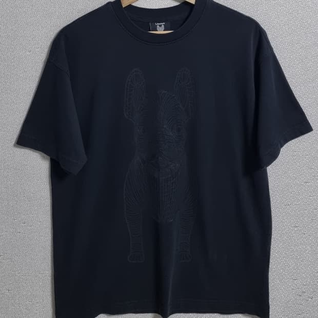 오버핏 XS ) 라이프워크 블랙 반팔티