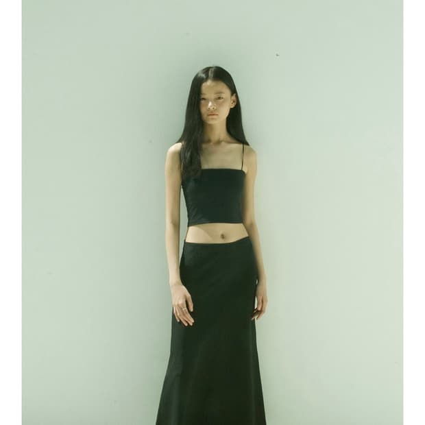 (새상품)HAVEC 하베크 - Linen long skirt