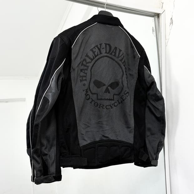 할리데이비슨 스컬 메쉬 레이싱 자켓