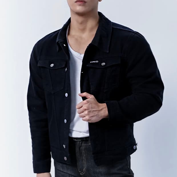 핏예술 바이젝 데님 트러커 자켓 XL