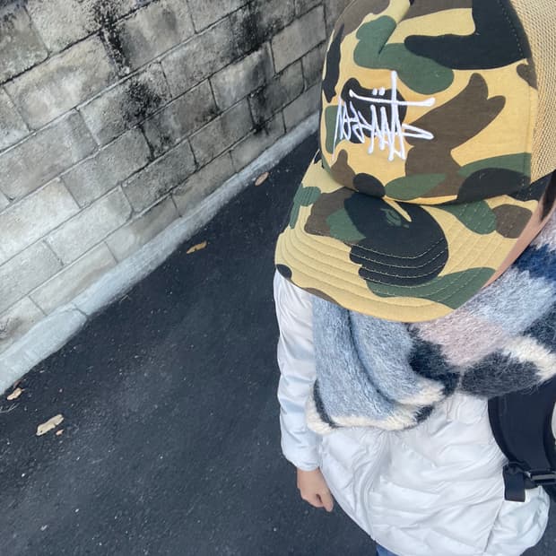 베이프 스투시 모자