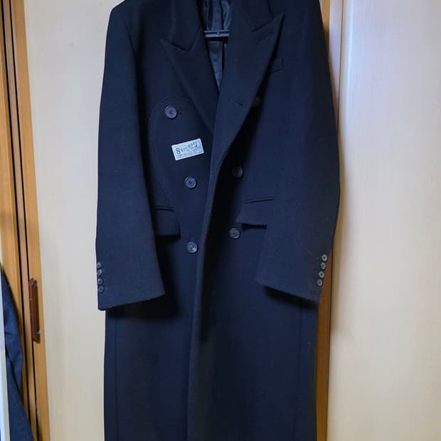 stu 더블 패치 코트 L