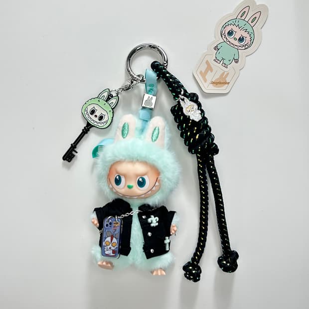 🙊미니라부부 내 마음속 비밀번호”I”커스텀키링