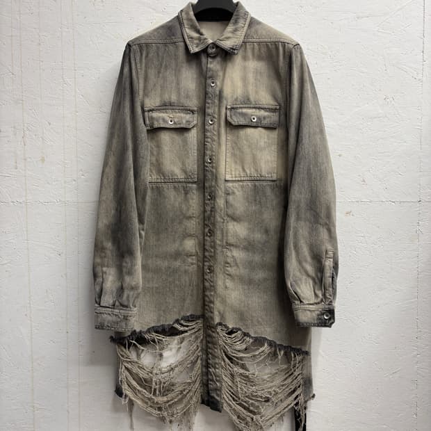 릭오웬스 다크쉐도우 outer shirt M