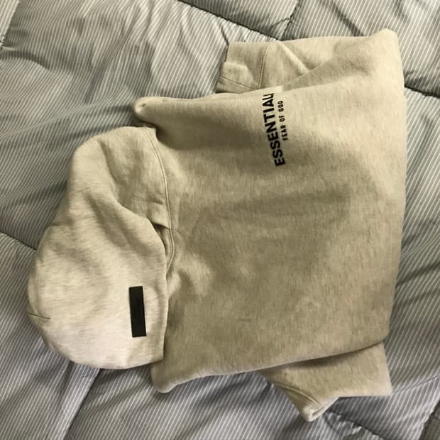 에센셜 후드티 오트밀 M