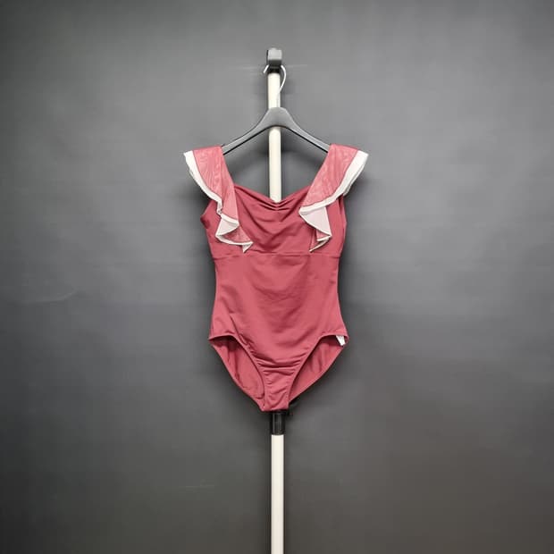 브렛 더블 레이어드 프릴 레오타드 성인발레 L