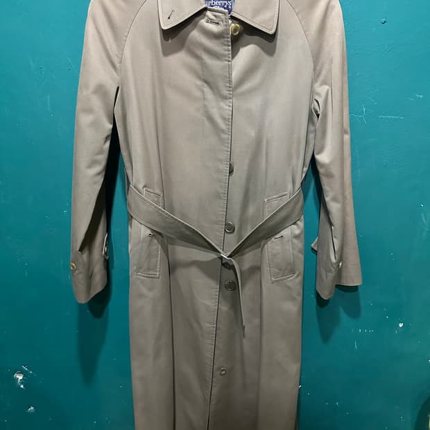 버버리 여성 롱 트렌치코트 브라운 55-66