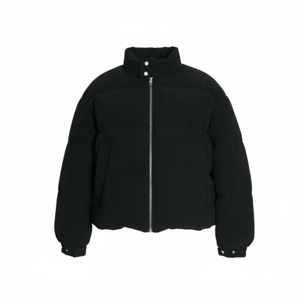 키뮤어 코듀로이 패딩 L