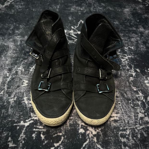 Ash leather sneakers gothic grunge