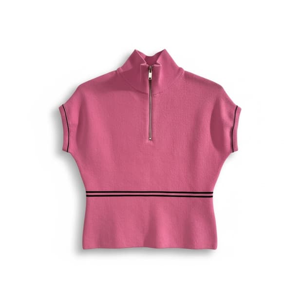 TheOpen Product 핑크 하프 집업 니트 새상품