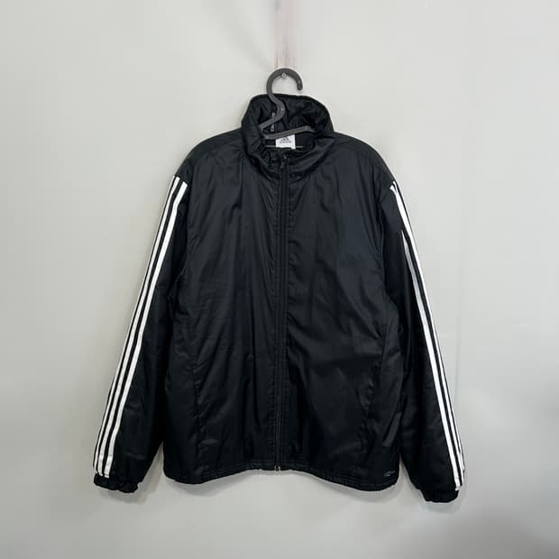 아디다스 남성 삼선 누빔 자켓 100