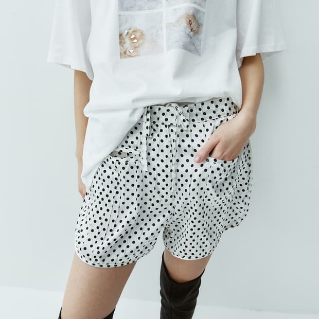 김미더영 gimmetheyoung 도트 반바지