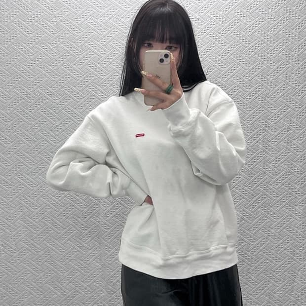 슈프림 모던 캐주얼 빈티지 스몰로고 맨투맨 S C09710