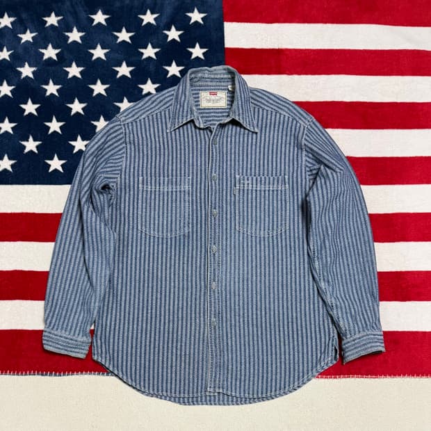 리바이스 텍스처 스트라이프 셔츠 Levi's vintage shirt 