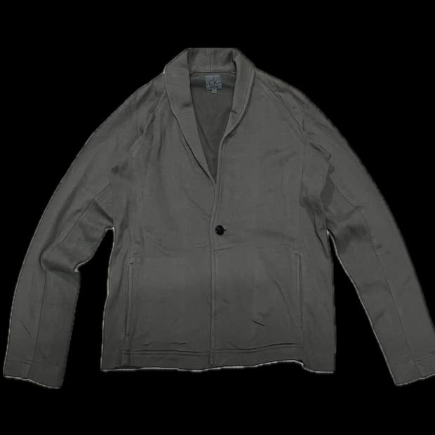 캘빈클라인 원버튼 코튼블레이저