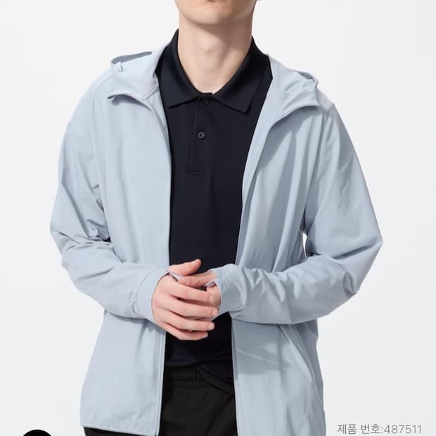 유니클로 dry ex uv protection 풀집파카