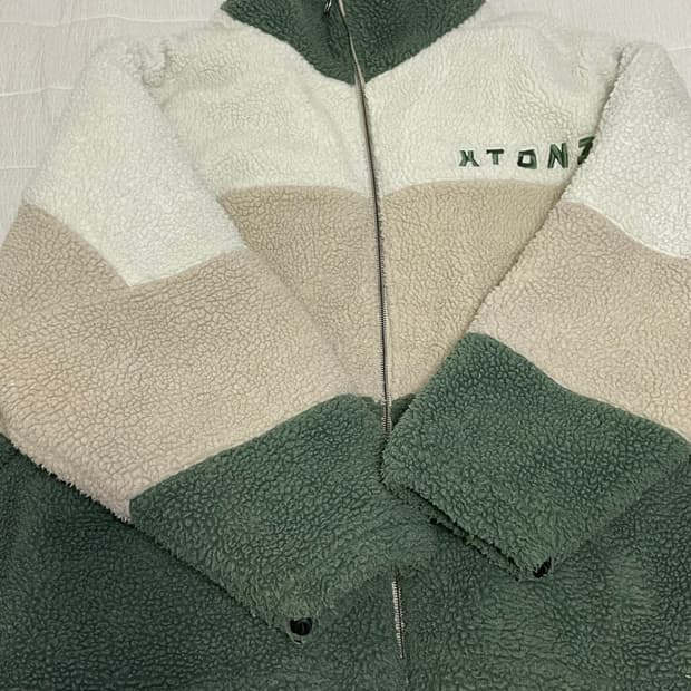 엑스톤즈 후리스 뽀글이 자켓