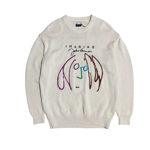 [L] 자라 존 레논 이매진 니트 스웨터