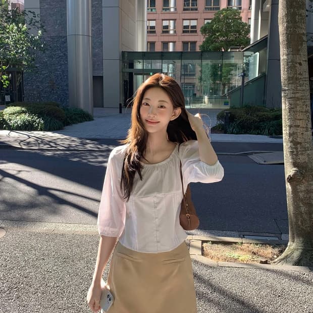 [새 상품] 제니오 zaenio 베이비돌 7부 블라우스