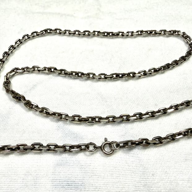 4mm 실버 목걸이