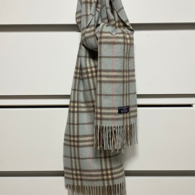 버버리 노바체크 캐시미어 머플러
