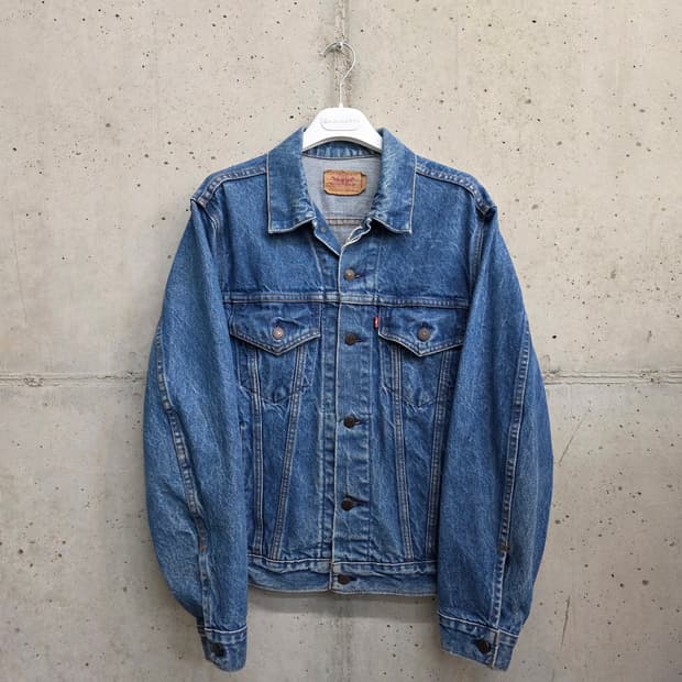 [M]리바이스 80s made in usa 청자켓 데님 자켓