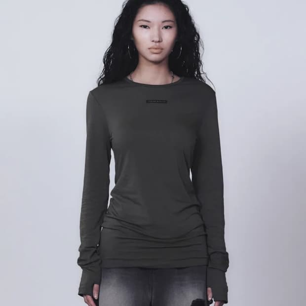 트리밍버드 핑거홀 롱슬리브 