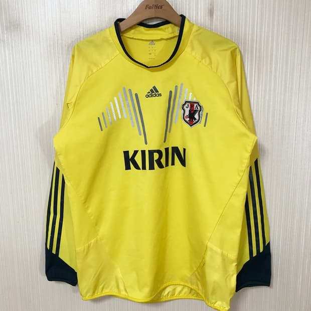 아디다스 12-13 일본축구국대 트레이닝(훈련용) 윈드셔츠 L(일본)