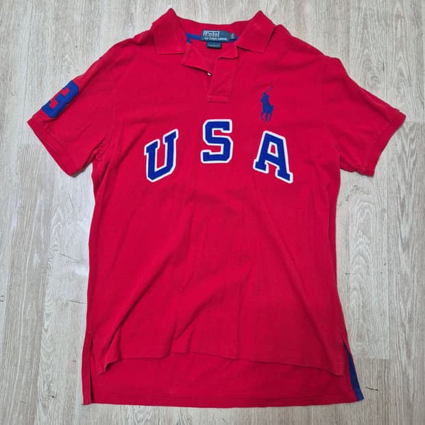 폴로 랄프로렌 빅포니 3 USA 반팔 카라티