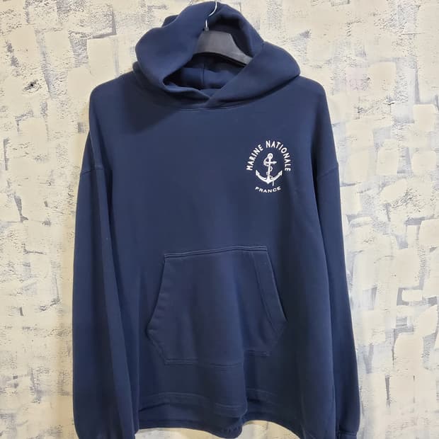 토마스모어 마린 나시오날 프랑스 네이비 후드티 