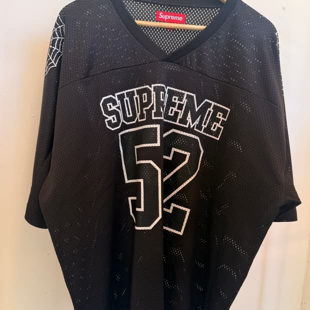 슈프림(SUPREME) SPIDER 풋볼져지