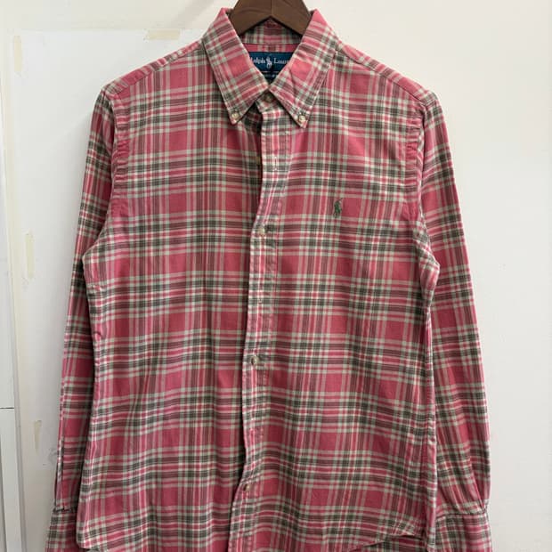 N48. 폴로 체크 셔츠