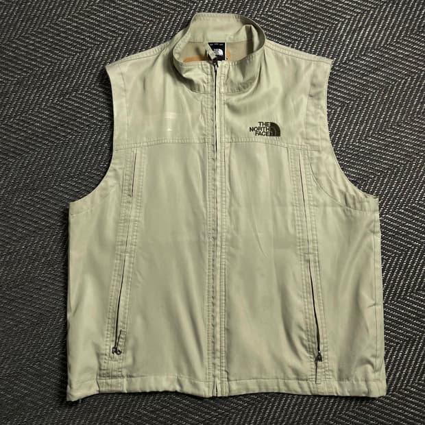 노스페이스 베이지 기능성 피싱 베스트o 4463