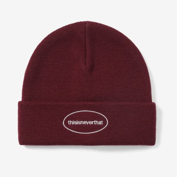 Thisisneverthat E/T-Logo Beanie Burgundy
