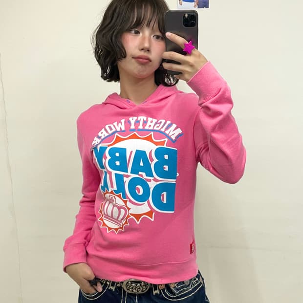 Baby Doll Sunlight Pink Hoodie 