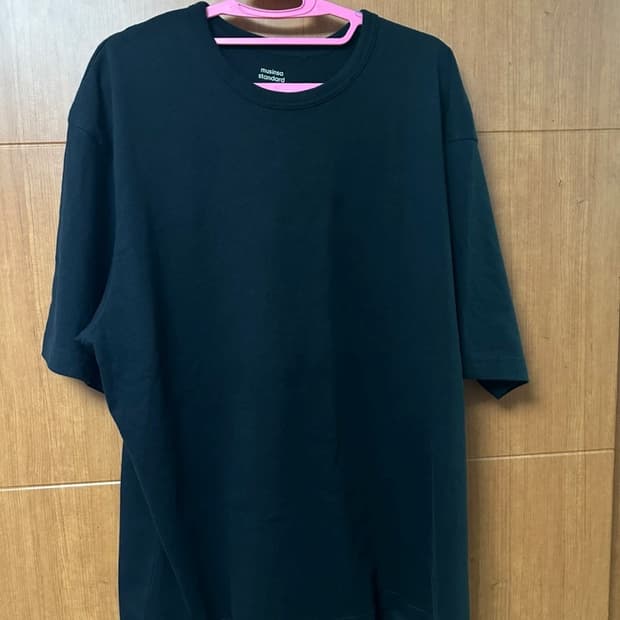 [3XL] 무탠다드 반팔 티셔츠 블랙