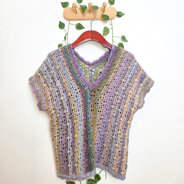 에스닉 니트 조끼