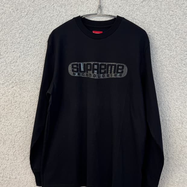 슈프림 테크 롱슬리브 19ss