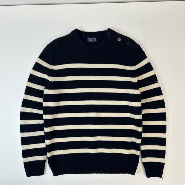 세인트제임스 울 스트라이프 니트 