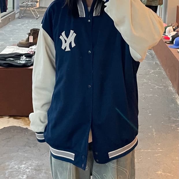 G-lll 빈티지 양키스 바시티 자켓 H1723