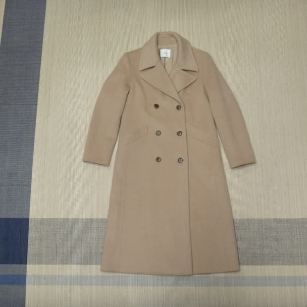 (55) 리스트 와이드카라 리스트 베이직 모직 롱코트