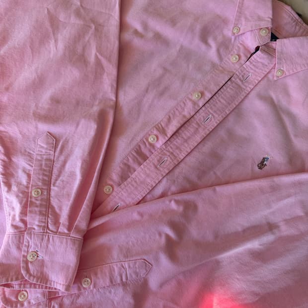 폴로 핑크 셔츠