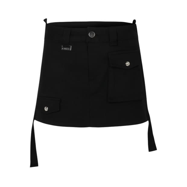 보헤미안서울) 바이커 미니 스커트