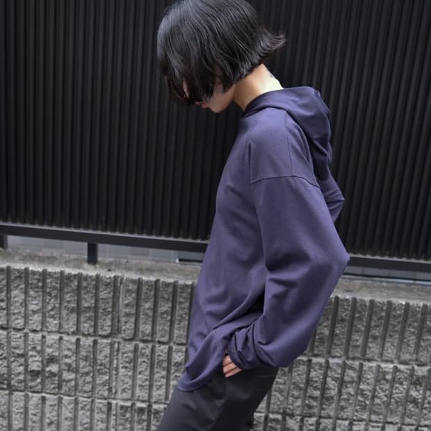 TAEY 태이 루즈 코튼 후디 티셔츠 후드티