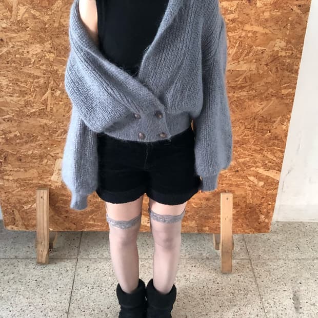 cardigan top (wool100) 