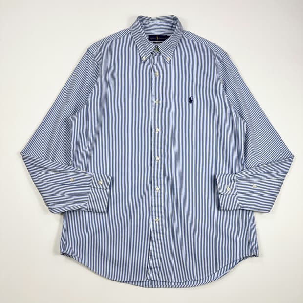 폴로 랄프로렌 클래식핏 스트라이프 셔츠 L
