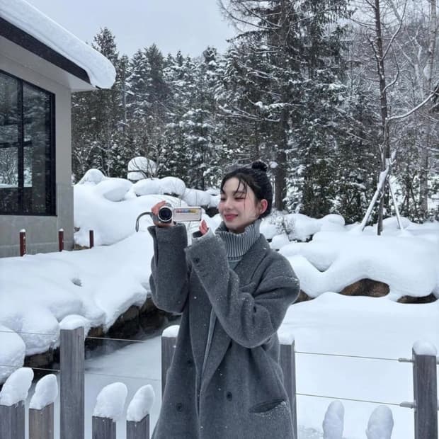 카리나 코트) 더오유 WOOL OVERSIZE LONG COAT