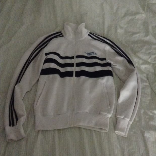 Adidas white original 져지